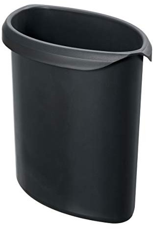 HAN Lot de 5 bacs à déchets - Volume : 2,0 l - En plastique spécial ignifuge - Ignifuge de qualité supérieure - Pour les corbeilles à papier de sécurité HAN 1814 et 1818 - Noir - 1815-F-13