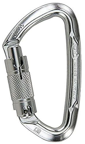 Climbing Technology Lime WG Twist Lock de mosquetón, Plata