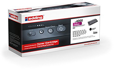 edding Toner EDD-4000 - Schwarz - Reichweite 4000 Seiten - Ersetzt Canon E30
