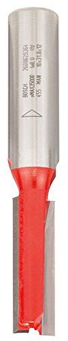 Bosch Accessories Professional Nutfräser (für Holz, Schaft 12mm, Ø10mm, Arbeitslänge 31,8mm, Gesamtlänge 76mm), 2608629364, Mehrfarbig, D1 10 mm Länge 31,8 mm G 76 mm