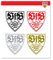 VfB Stuttgart Aufkleber 4er Set