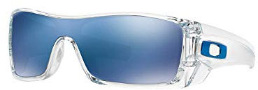 Oakley Mens Batwolf Sunglasses (OO9101) Clear/Blue Plastic - Non-Polarized - 27mm