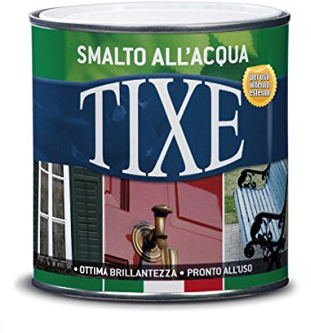 TIXE Smalto all'Acqua – Finitura Lucida e Resistente per Legno e Metallo, Verde Muschio Brillante 500 ML