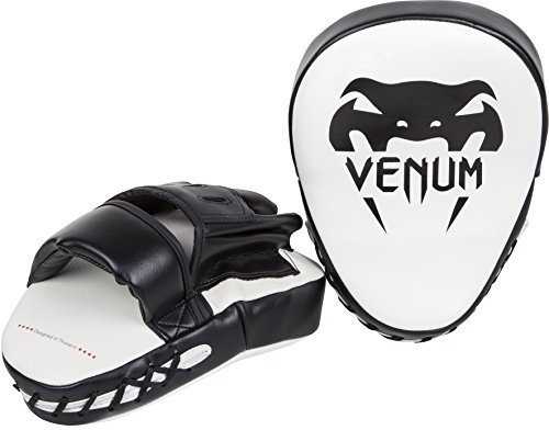 Venum Unisex Erwachsene Light Fokus Handschuhe Fokusboxsäcke, Weiß/Schwarz, Einheitsgröße
