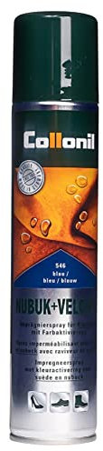 Collonil Nubuk + Velour Spray, spray imperméabilisant et soin, 200 ml, Bleu