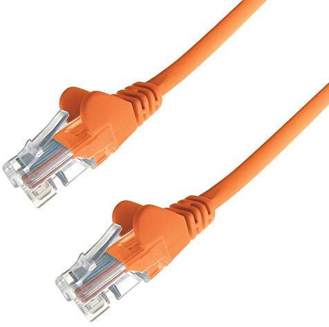 Group Gear 31-0030O 3 m RJ45 UTP CAT 6 24AWG LS0H Stranded Flush Moulded Snagless Network Cable - Orange