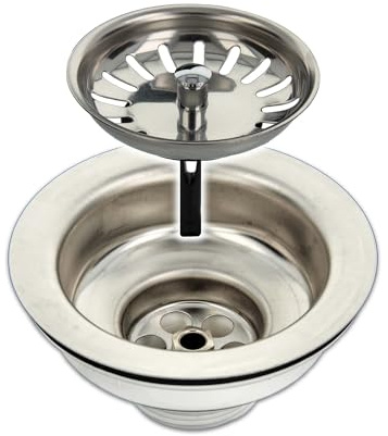 tecuro diskbänksventil Ø 114 mm (3 1/2 tum) x utlopp nedtill 1 1/2 tum