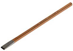 GEDORE Burin d’électricien, Extra plat, Largeur du tranchant 7 mm, Longueur 200 mm, Acier trempé, 112-2100