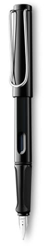 Lamy Safari Black Fine Point Fountain Pen - L19BKF