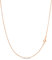 KEZEF Rose Gold Plated 925 Sterling Silver Box Chain Necklace for Women Girls Men - Made in Italy - 30 Inches | 75cm
