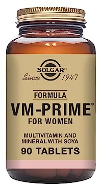 Solgar Formula VM-Prime for Women Tablets - Pack of 90 - Multivitamins - for Daily Health and Wellbeing - Smaller Easier-to-Swallow Tablets - Sugar Free