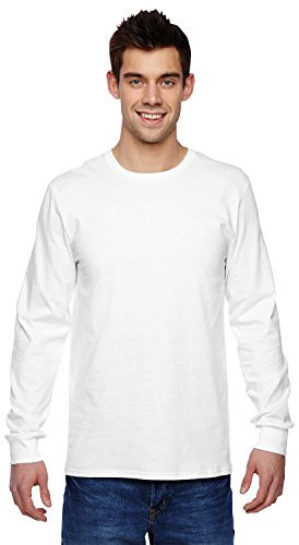 Fruit of the Loom 61-038-0 Long-Sleeved T-Shirt - White - Medium