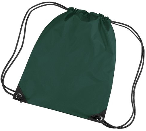 BagBase Sac de gym taille unique vert bouteille