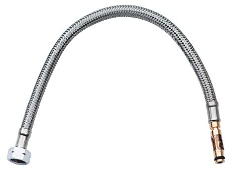 GROHE Brauseschlauch 350, M 15x1 (Filter integriert, Einlochmontage, Herstellergarantie: 5 Jahre), Chrom, 45829000