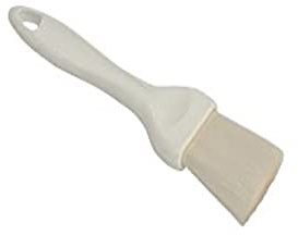 Genware NEV-PBF1 Pastry Brush with Nylon Bristles, Flat, 1.5