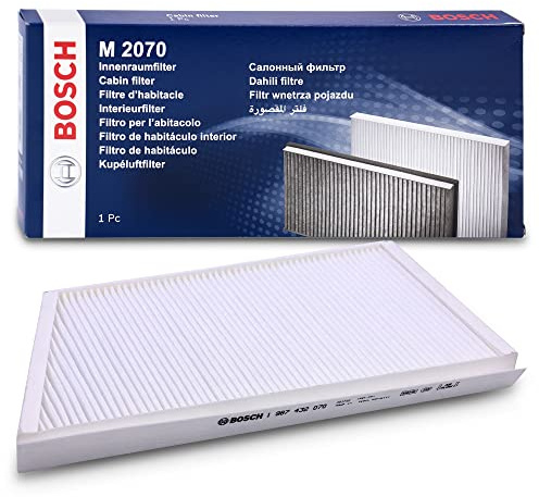 Bosch M2070 Filtro de Habitáculo Estándar - Filtro de Repuesto - Eficaz Contra Polen y Polvo, para un Aire más Limpio en el Vehículo