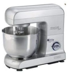 Ariete 1596 Pastamatic Gourmet 1950 - Planetenmixer mit Mixer - kneten, Amalgam, Schneebesen - 2 Haken - 1 Schneebesen - 10 Geschwindigkeiten - Beige