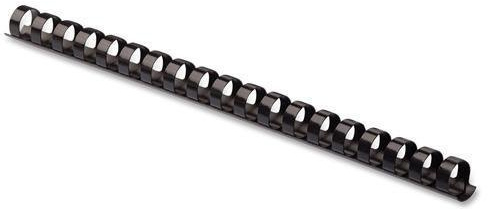 Fellowes Plastic Comb Bindings, 3/8, 55 Sheet Capacity,25/PK,BK (52322)