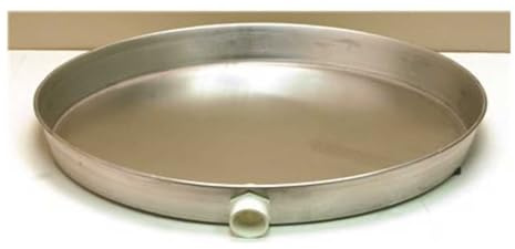 Camco 20830 24 tum ID x 2 tum aluminium varmvattenberedare dräneringspanna med PVC-montering