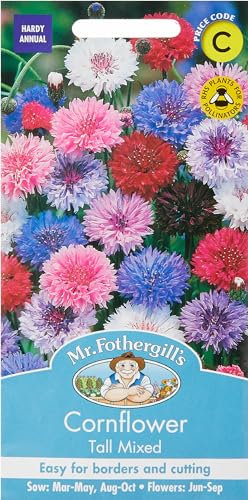 Mr Fothergill?s Seeds Ltd 11051 Mr Fothergill's Cornflower Tall Mixed, 500 Count