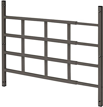 Prime-Line S 4766 Carbon Steel Fixed 4-Bar Window Grill for Home Security and Child Safety, 23-1/2 In. to 38 In., Bronze (1 Set)