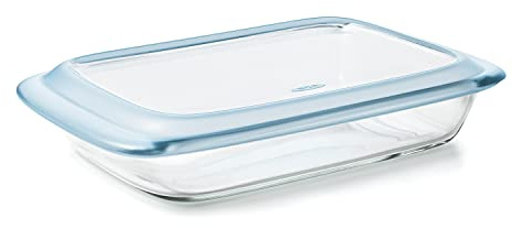 OXO Good Grips Freezer-to-Oven Safe 3 Qt Glass Baking Dish with Lid, 9 x 13