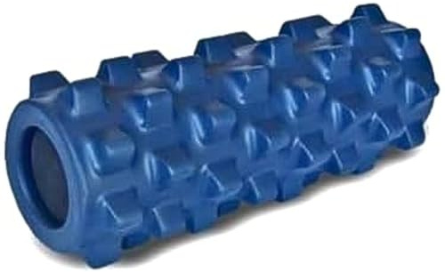RumbleRoller Original Textured Foam Roller - Deep Tissue, Self Myofacial Release Massage Therapy Roller (RumbleRoller 12 Compact Size Original Foam Roller)