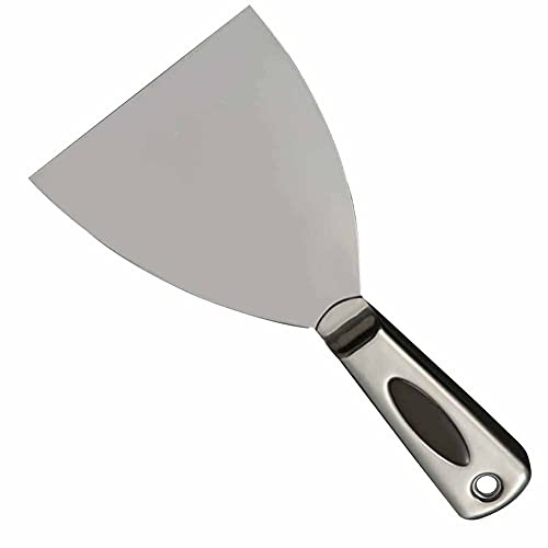 Cuchillo de masilla GOONSDS - Masilla raspadores de metal para paneles de yeso, masilla, calcomanías, papel tapiz, hornear, parchear y pintar,width 10cm/4inch
