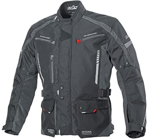 Büse Torino II Motorrad Textiljacke, schwarz/dunkelgrau, 9XL