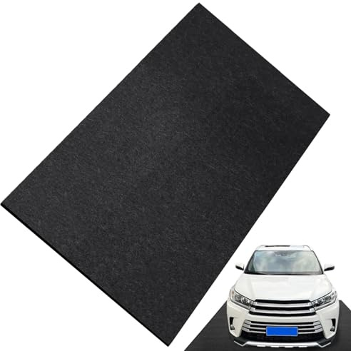 Oil Spill Mat - Garage Floor Mat, Rubber Oil Mat | Non-Slip Cuttable Undercar Mat for Oil Spill Polyester Auto Maintenance Oil Absorbing Pad for Trash Can, Motorcycle, Golf Cart 60x36 Inches