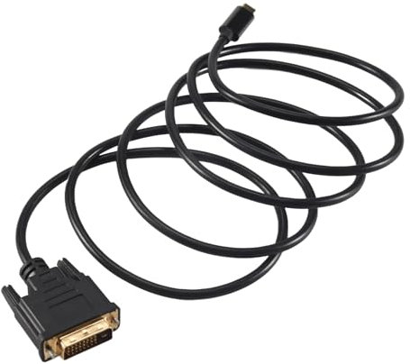 Joskeijky USB Tipo C a DVI Adattatore USB Tipo C a DVI 24+1 4K 30Hz (6FT/1.8M) per 3 per 2017/2016 Pro