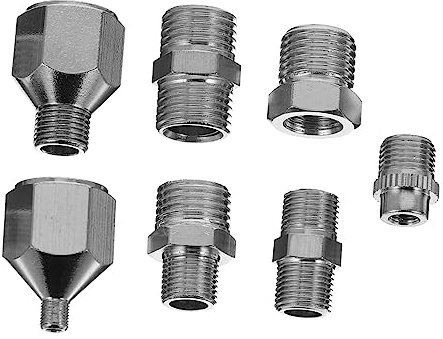 DIYEAH Raccord Pour Aérographe Et Kit Adaptateurs Coupleur De Conversion Pour Compresseur Air Accessoire Rapide Pour Peinture Et Automobile
