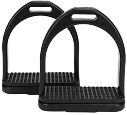SEWACC 2 Pièces Étriers de Sécurité Antidérapants pour Équitation, en Plastique Structure Simple, Faciles à Monter pour Soulager Cheville et Pied Lors Monte