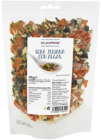 ALGAMAR Sopa Juliana con Algas 150 Gramos, No aplicable