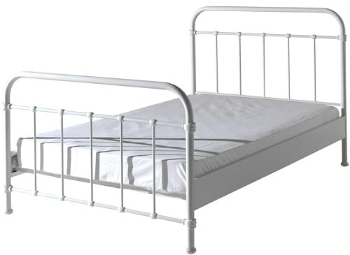 VIPACK Metallbett, Weiß