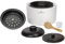 KeMar Reiskocher 2,5l mit Keramiktopf - Keramik (Donabe, Tonkeramik, Tontopf, Keramiktopf) - Weiß, 900W - Schongarer, Dampfgarer, Warmhaltefunktion (KCC-280 + Dämpfeinsatz)