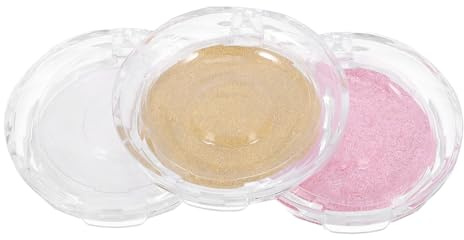Healeved 3pezzi Organizer Per Conservazione Delle Ciglia Finte Scatole Porta-ciglia Fondo in Carta Glitterata Design Convesso-concavo Interno Leggero e Portatile Per Uso Quotidiano e Viaggi