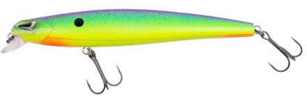 ZECK - Wobbler für Zander & Hecht - Murdock 2.0 | 12,5 cm | 0,7 m F - Purple Chartreuse