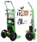 1250W Elektrische Sackkarre, Elektrischer Treppensteiger mit 900 lbs/408 kg Tragkraft, Treppen & Abstiege BewäLtigen, Schwere Treppensteiger mit Sicherheitsseil & Luftpumpe für Möbeltransportieren