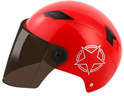 AOOPOO Casque Trottinette Electrique Adulte, Casque de Vélo Léger avec Visière, Demi-Casque Unisexe Casques de Cyclisme, Casquette pour Vélo, Trottinette, Skateboard, pour Homme Femme