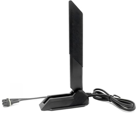 Gintai Antenna WiFi 7 WLAN Amplificatori Tri-Band 6GHz/5GHz/2.4GHz per WiFi 7 Carte,12dBi Bluetooth 5.4 Antenna WiFi pc,Base Magnetica, Amplificatore segnale 802.11be per PC/Router/PCI