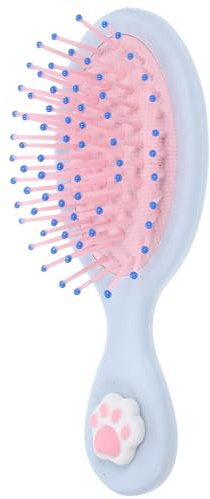 Lurrose Small Portable Hair Brush for Cat Claw Pattern Comb Soft Bristles for Home Use and Travel