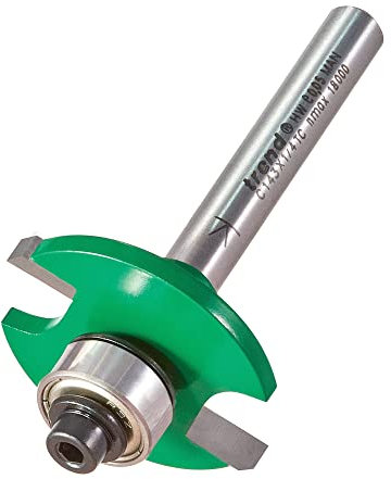 Trend CraftPro Slotting Router Cutter, 1/4 Inch Shank, 3.2mm Cutting Depth, 9.5mm Groove Depth, Tungsten Carbide Tipped, C143X1/4TC