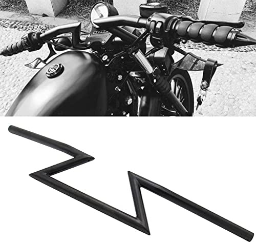 AnXin 7/8 22MM HandleBar Z Handle Bars Universial For Sportster Cruiser XL 883 1200 Custom Chopper Softail Dyna Street Bob Black
