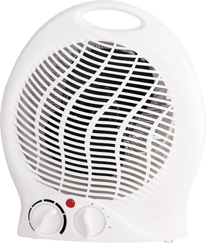 POSTEN ANKER elektrischer Heizlüfter | 2000 Watt Power | Heizgerät | Mini Heizung Wohnräume Küche Badezimmer Büro Schlafzimmer | Überhitzungsschutz | Camping | mobile Heizung