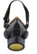 Ewolee Halbmaske Atemschutzgerät, Gasmaske Aktivkohle Lackiermaske mit Wechselfiltern gegen Fein-Staub/Partikel, Für Lackieren, Staub, Mechanisches Polieren, Schweißen