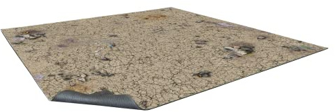 Battle Systems Sci-Fi Gaming Mat, Desert Wasteland, 3' x 3', 2 Players, All Ages