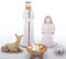 CHUANGLI Krippenfiguren Set, Handbemalte Krippenfiguren, 5 Krippe Handbemalte Harzfiguren, JesusBaby, Maria, Josef, Esel und Schafe, Weihnachtsdeko Geschenke