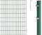 Alberts 656171 Doppelstabmattenzaun als 20 tlg. Zaun-Komplettset | verschiedene Längen und Höhen | kunststoffbeschichtet, grün | Höhe 200 cm | Länge 18 m
