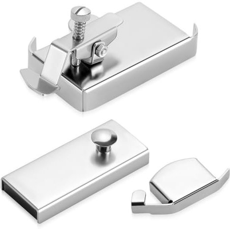 BOARDFEB 3 Stück Magnetische Nahtführung für Nähmaschine, Nähführung mit Clip Saumführung Geeignet für Jede Naht-Nähmaschine, Multifunktionales Lineal Nähsäumerführung, Nähmaschinenzubehör